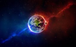 Hot and Cold Earth Wallpaper